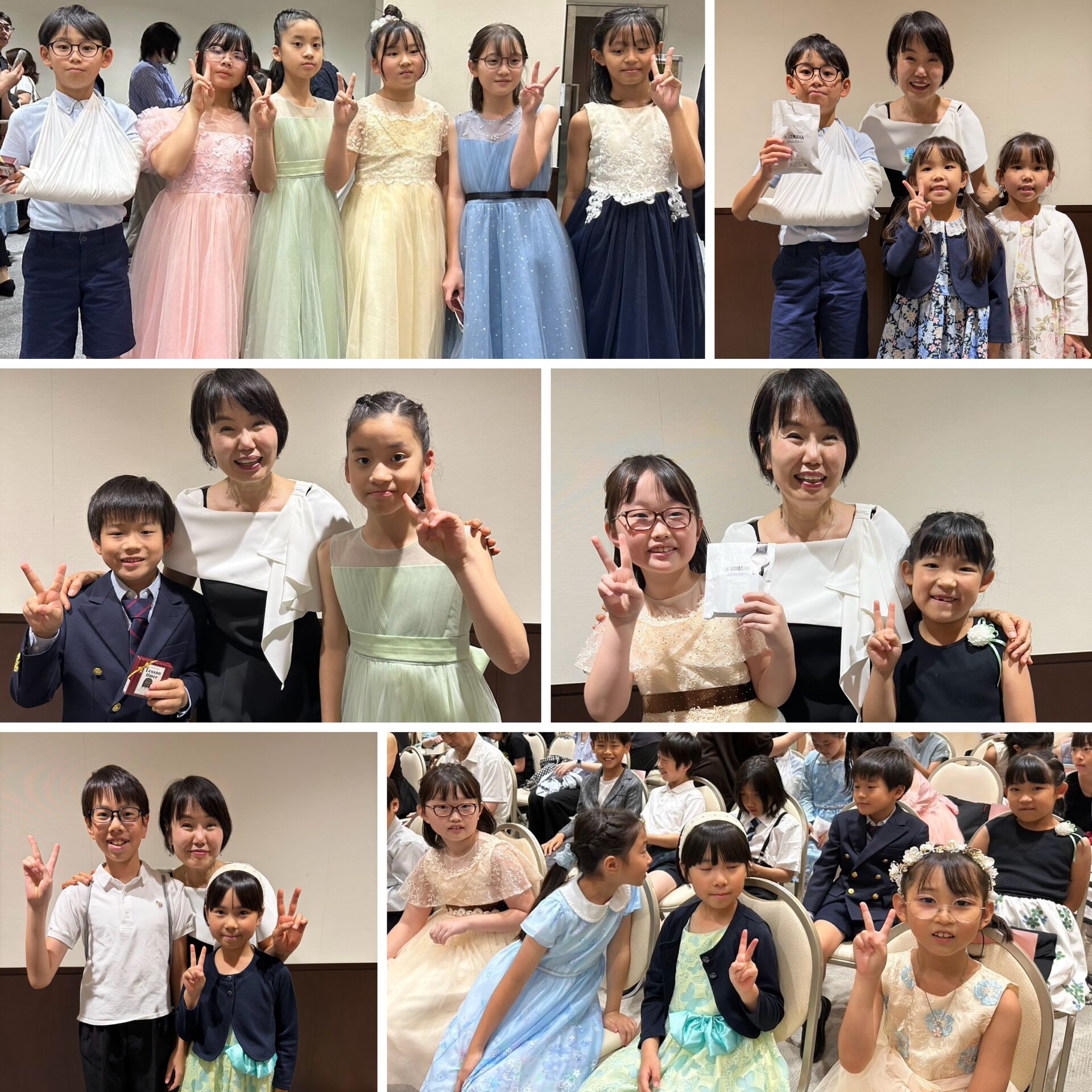 達成感たっぷりの子どもたち